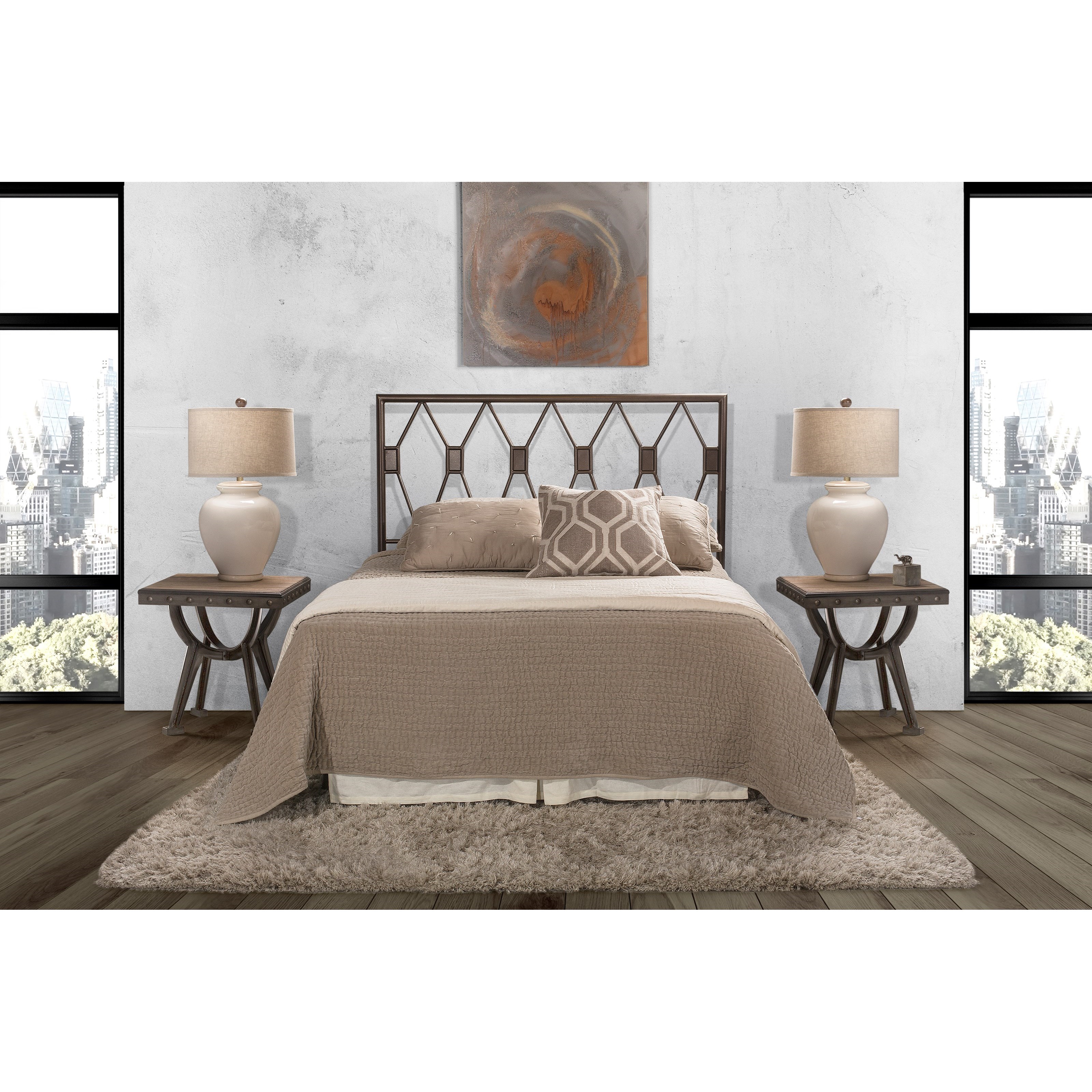 Brass headboards shop queen size